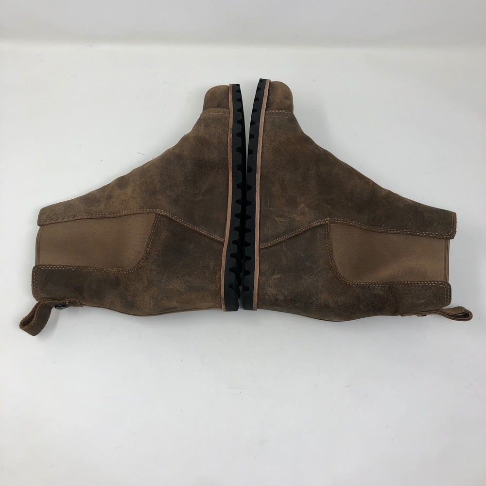 UGG Kasen Waterproof Wedge Bootie Women 7.5 Stout Brown Suede 1095136 - Picture 6 of 16